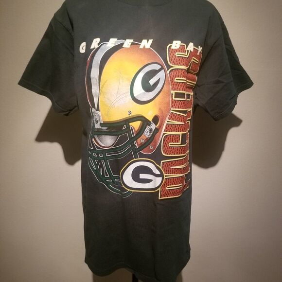 VINTAGE LOGO 7 T SHIRT LARGE GREEN BAY PACKERS. B37 - Picture 2 of 5